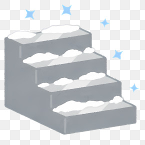 Icon - Snowy Steps With Sparkles PNG