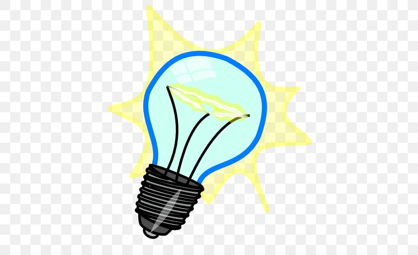 Incandescent Light Bulb Lamp Clip Art, PNG, 500x500px, Incandescent Light Bulb, Blog, Compact Fluorescent Lamp, Lamp, Light Download Free