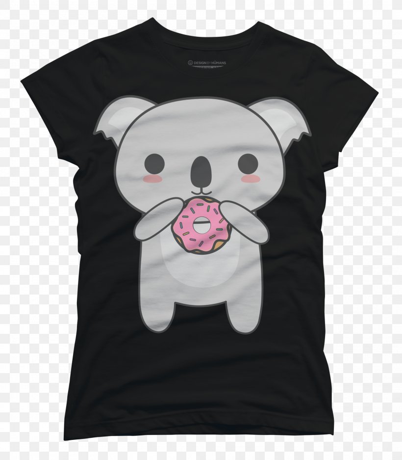 T-shirt Koala Clothing Sleeve, PNG, 2100x2400px, Tshirt, Animal, Black, Black M, Clothing Download Free
