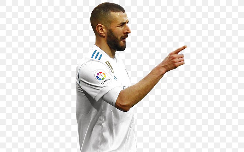 Karim Benzema FIFA 18 Real Madrid C.F. Football Player Jersey, PNG, 512x512px, Karim Benzema, Arm, Ball, Casemiro, Facial Hair Download Free