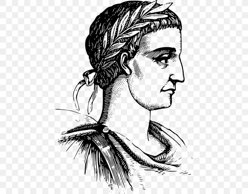 Roman Empire Roman Emperor Clip Art, PNG, 455x640px, Roman Empire, Art, Artwork, Augustus, Black And White Download Free