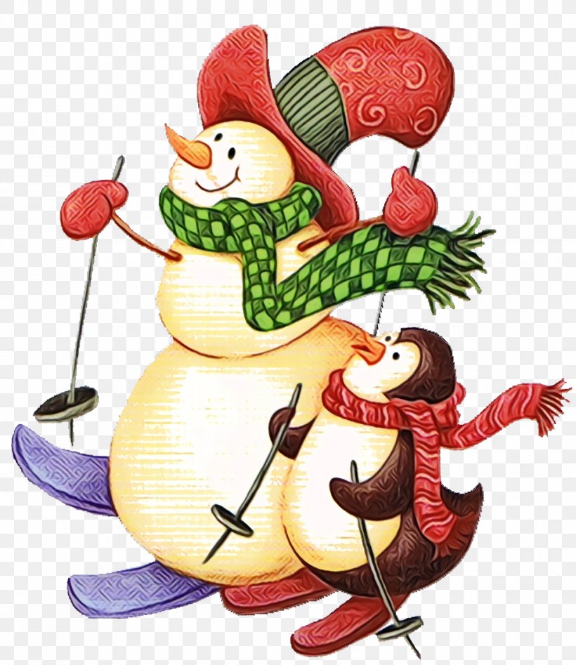 Snowman, PNG, 980x1132px, Christmas Snowman, Cartoon, Paint, Snowman, Watercolor Download Free