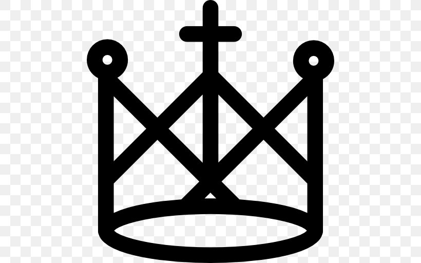 Angie's Tailor Shop Cross And Crown Christian Cross, PNG, 512x512px, Crown, Area, Black And White, Christian Cross, Cross Download Free