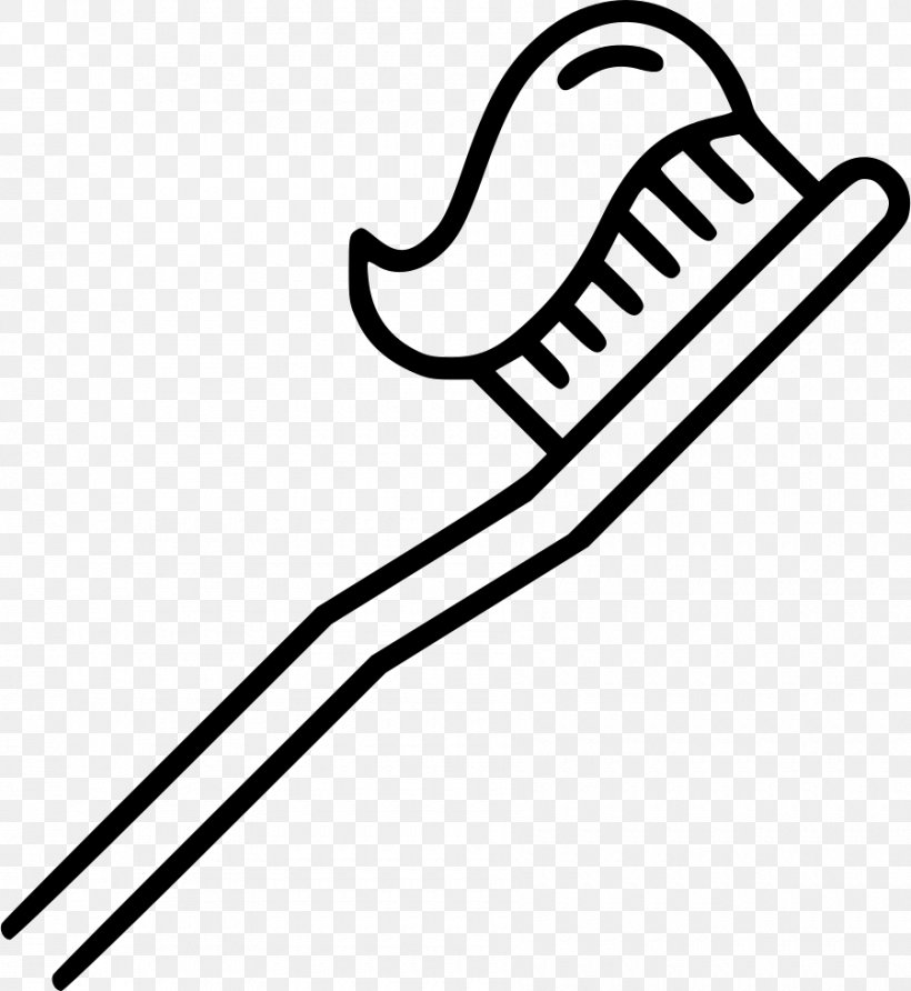 Clip Art Toothbrush Tooth Brushing, PNG, 900x980px, Toothbrush, Black, Black And White, Brush, Dentist Download Free