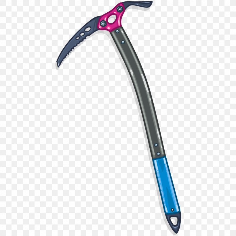 Ice Axe Climbing Pickaxe, PNG, 1024x1024px, Ice Axe, Axe, Bicycle Frame, Bicycle Handlebar, Bicycle Part Download Free