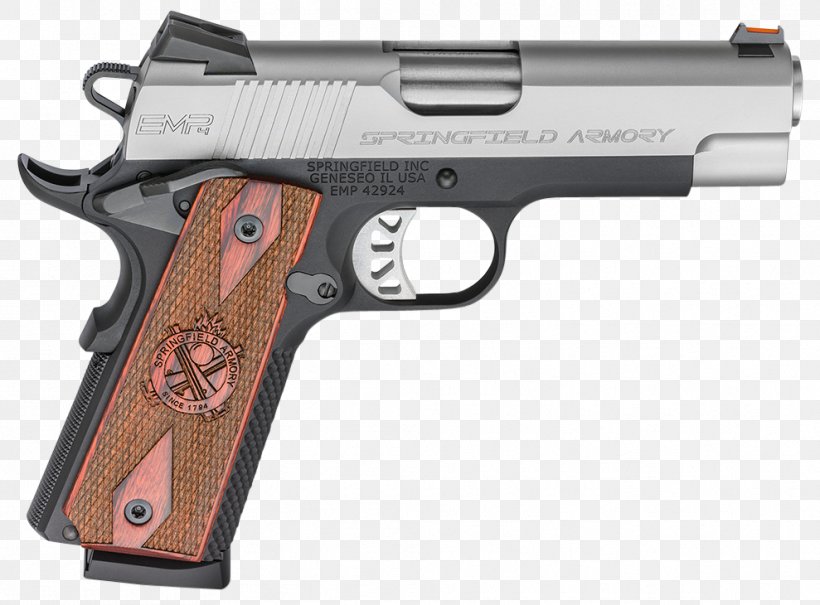 Springfield Armory National Historic Site Springfield Armory EMP M1911 Pistol Firearm 9×19mm Parabellum, PNG, 989x730px, 40 Sw, 919mm Parabellum, Springfield Armory Emp, Air Gun, Airsoft Download Free
