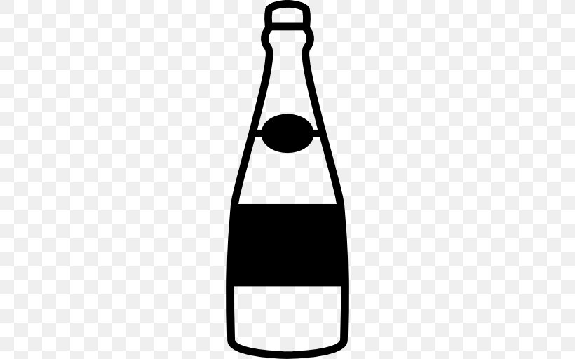 Wine Cocktail Champagne Beer Sparkling Wine, PNG, 512x512px, Wine, Alcoholic Drink, Beer, Beer Bottle, Black And White Download Free