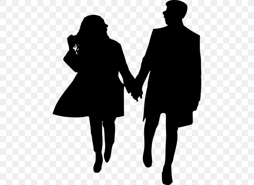 Silhouette Clip Art, PNG, 480x598px, Silhouette, Black, Black And White, Gentleman, Holding Hands Download Free