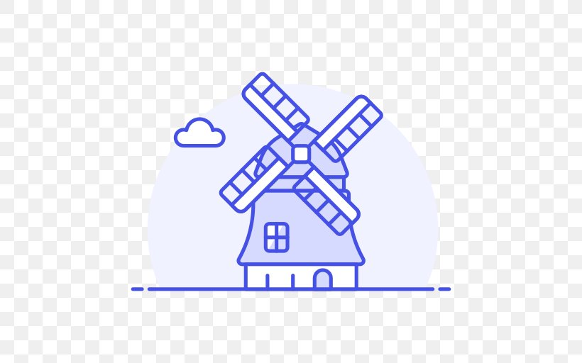 Windmill Wind Power, PNG, 512x512px, Windmill, Area, Blue, Brand, Diagram Download Free