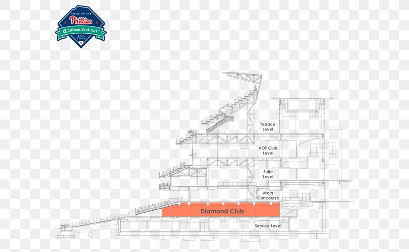 Citizens Bank Park Product Design Land Lot Line Angle, PNG, 620x506px, Citizens Bank Park, Area, Diagram, Elevation, Land Lot Download Free