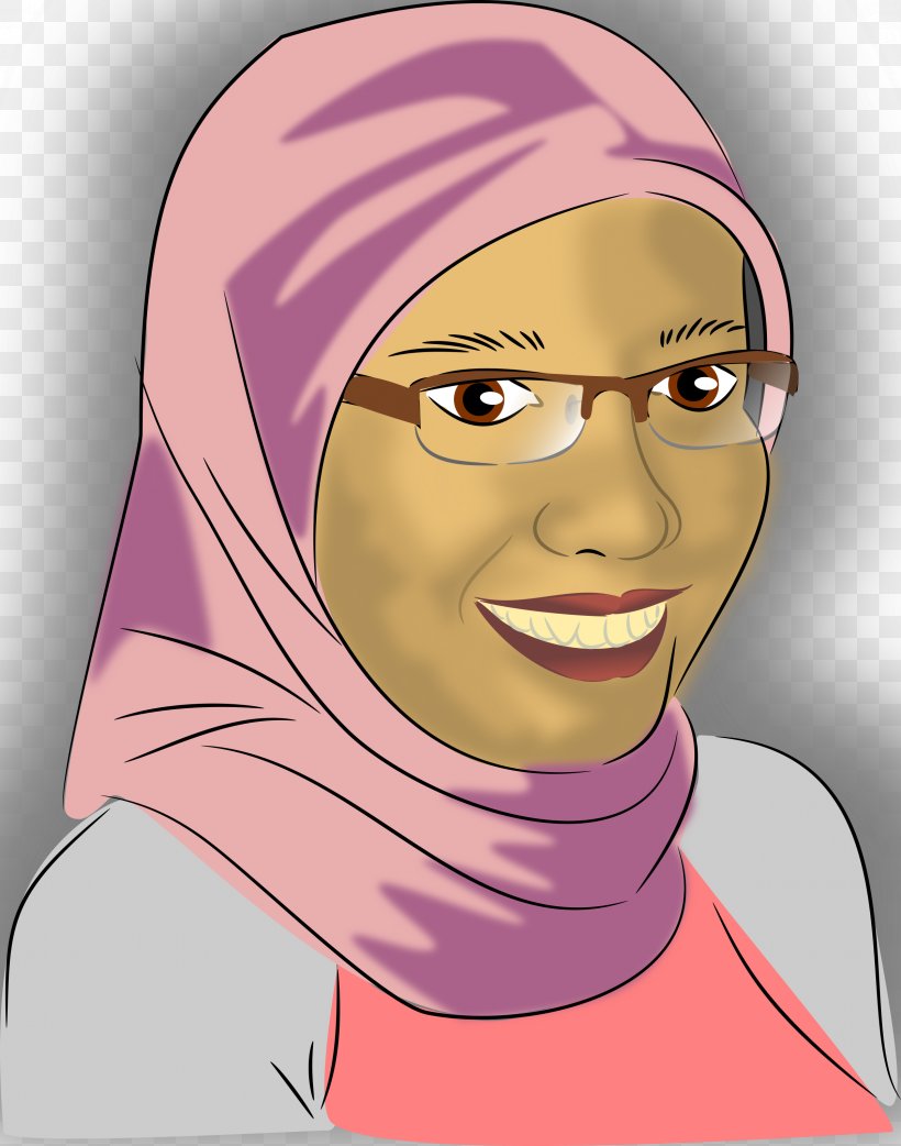 Hijab Islam Woman Clip Art, PNG, 2400x3050px, Watercolor, Cartoon, Flower, Frame, Heart Download Free