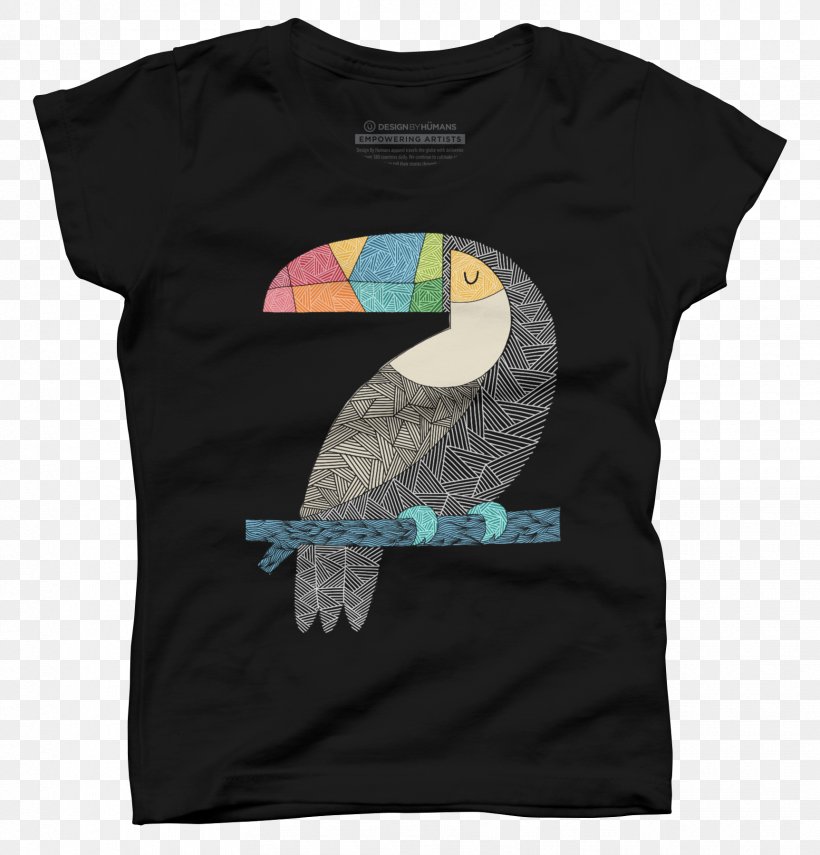 Printed T-shirt Hoodie Sleeve, PNG, 1725x1800px, Tshirt, Beak, Bluza, Design By Humans, Hoodie Download Free