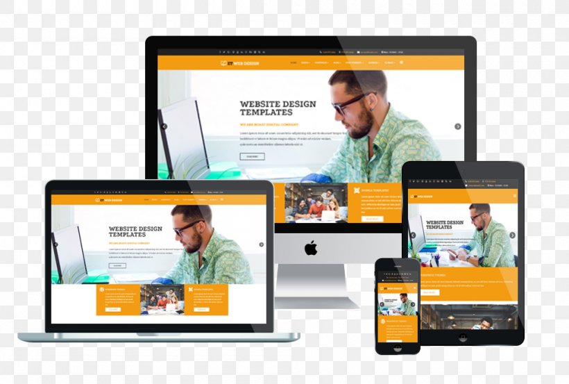Responsive Web Design Web Development Web Template System, PNG, 1000x675px, Responsive Web Design, Bootstrap, Brand, Business, Cascading Style Sheets Download Free