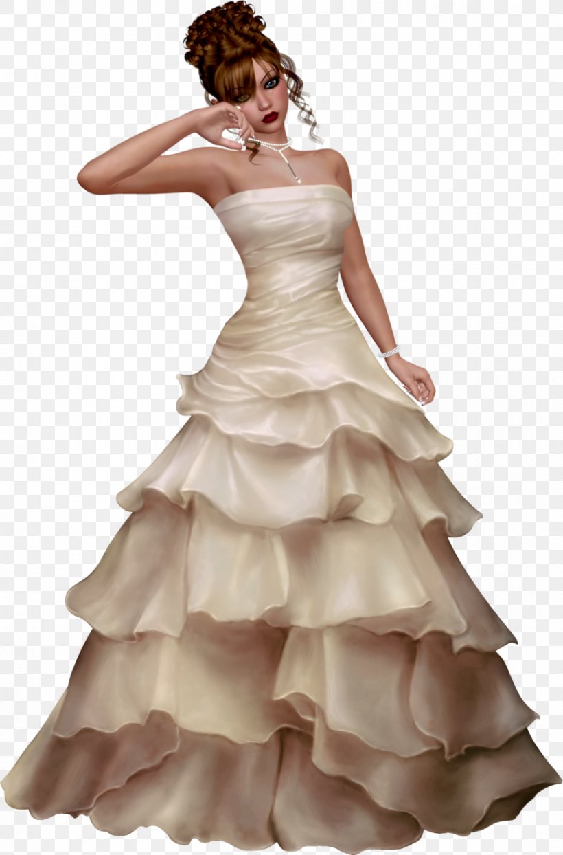 Bride Wedding Dress Clip Art, PNG, 900x1366px, Bride, Bridal Clothing, Bridal Party Dress, Clothing, Cocktail Dress Download Free