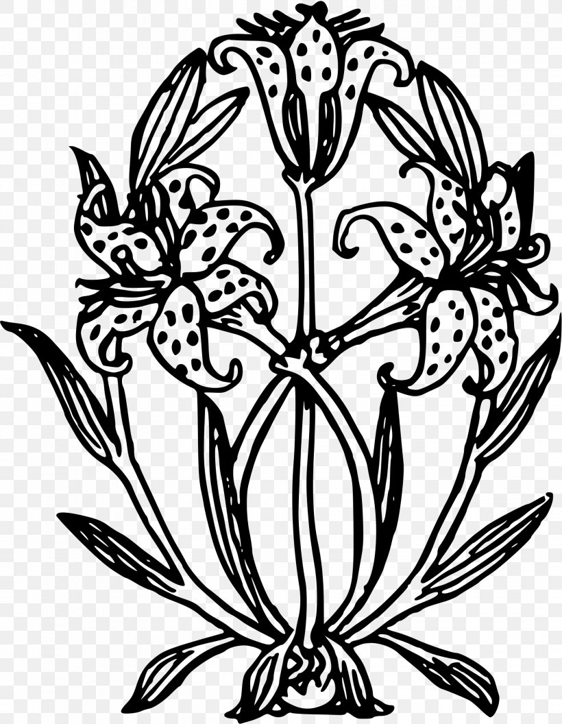 Floral Design Flower Pattern, PNG, 1862x2400px, Floral Design, Art, Artwork, Black And White, Drawing Download Free