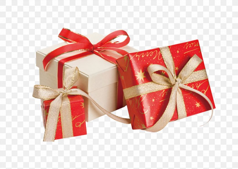Gift Wrapping Santa Claus Ribbon Box, PNG, 2743x1955px, Gift, Birthday, Box, Christmas, Christmas Gift Download Free