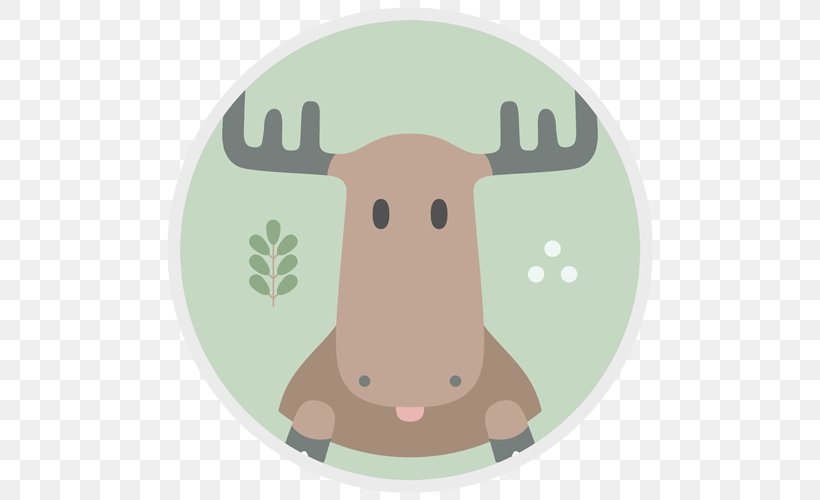 Moose Reindeer, PNG, 500x500px, Moose, Animal, Antler, Deer, Mammal Download Free
