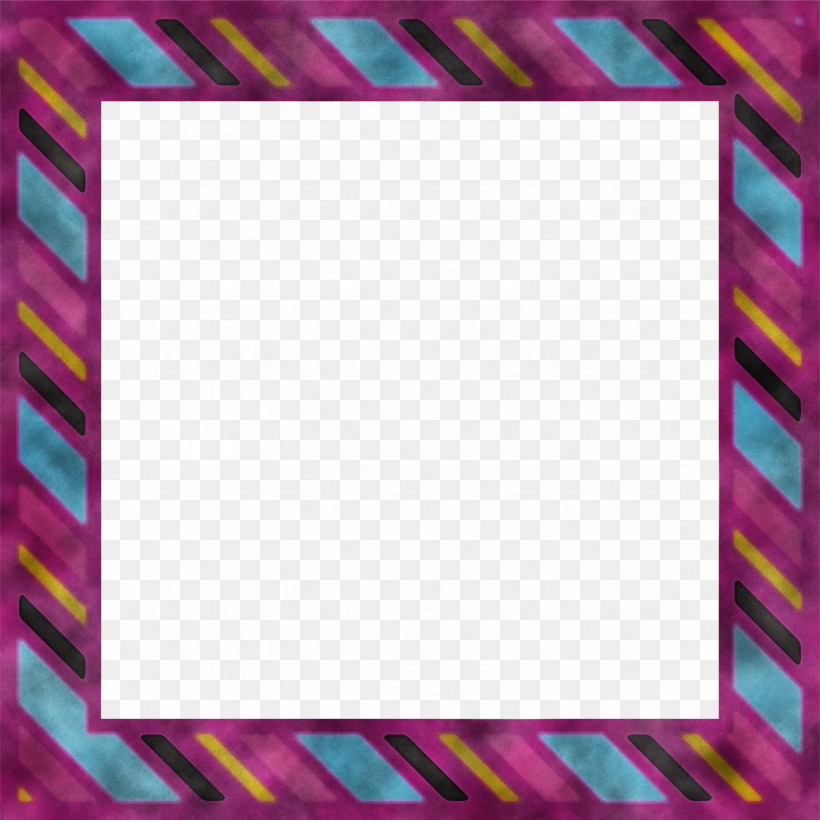 Photo Frame Picture Frame, PNG, 2877x2877px, Photo Frame, Meter, Picture Frame, Purple, Square Download Free