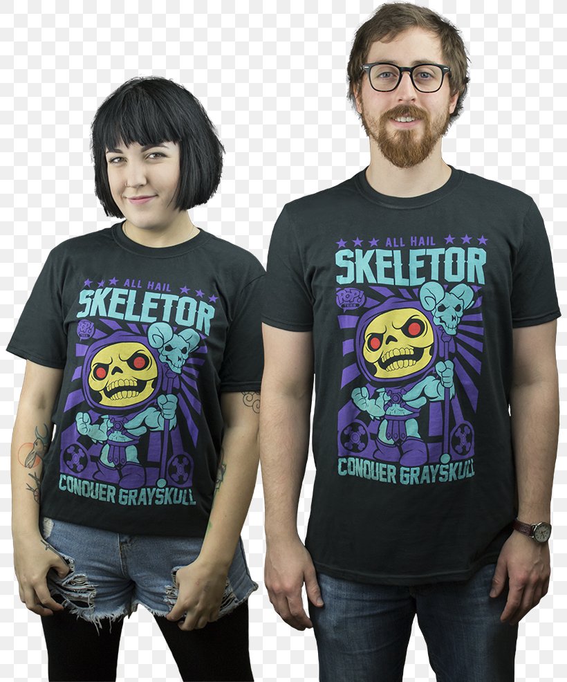 T-shirt Skeletor Castle Grayskull Masters Of The Universe Funko, PNG, 804x986px, Tshirt, Castle Grayskull, Clothing, Clothing Sizes, Costume Download Free