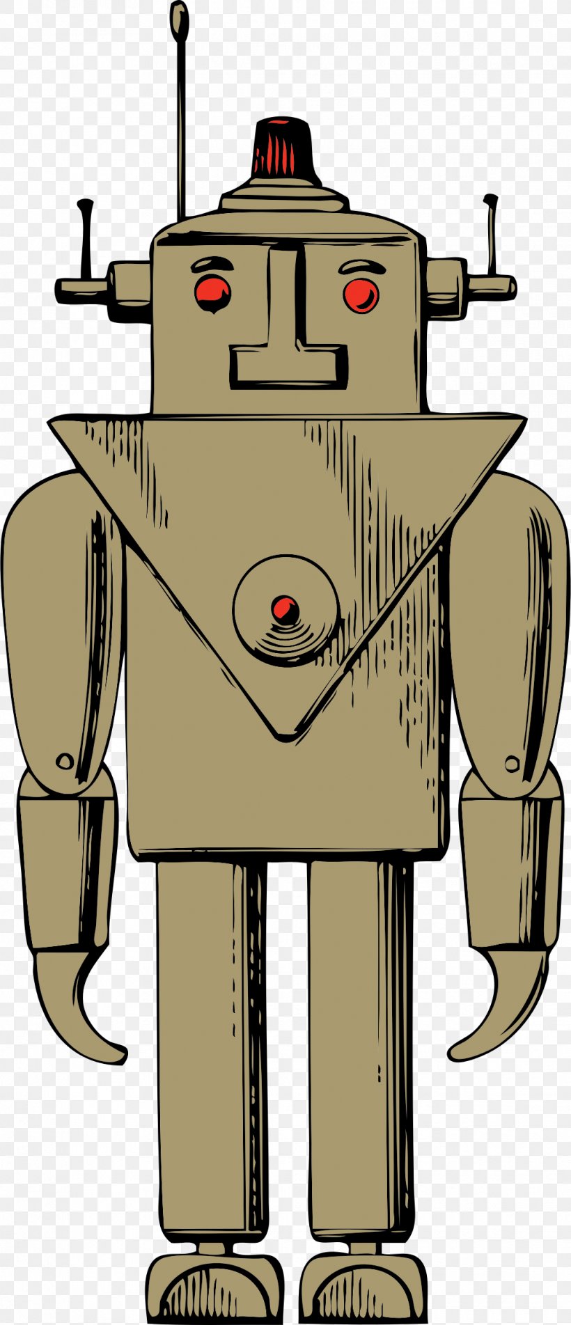 Robot Clip Art, PNG, 1034x2400px, Robot, Android, Art, Cartoon, Fictional Character Download Free