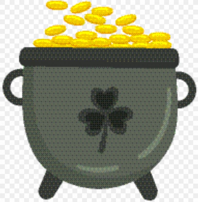 Symbol Yellow, PNG, 1766x1802px, Symbol, Cauldron, Clover, Yellow Download Free