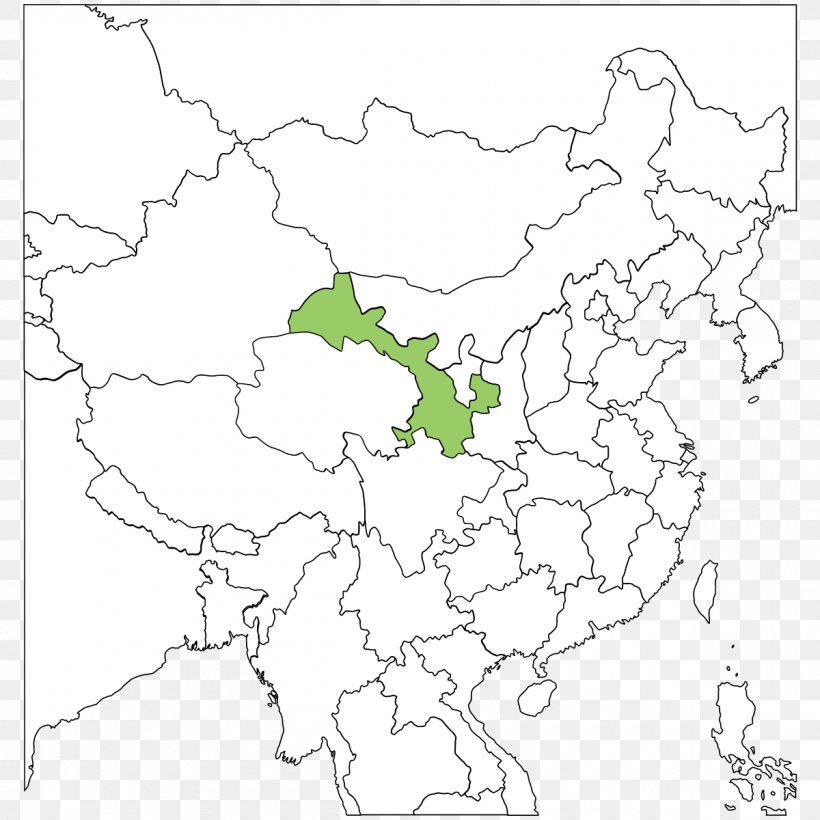 Inner Mongolia Blank Map World Map Clip Art, PNG, 1200x1200px, Inner Mongolia, Area, Black And White, Blank Map, China Download Free