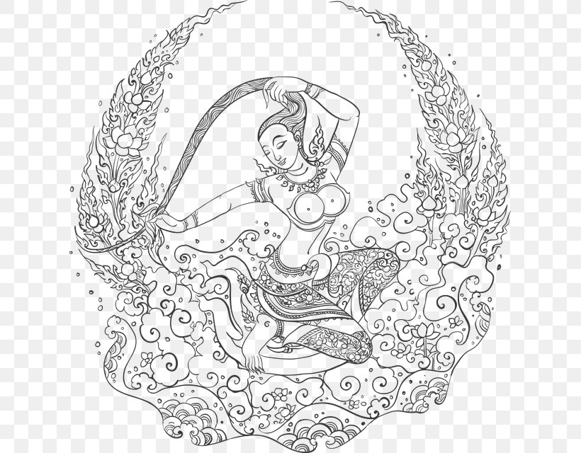 Kali Ganesha Mahadeva Phra Mae Thorani Puja, PNG, 623x640px, Kali, Area, Art, Artwork, Beompae Download Free