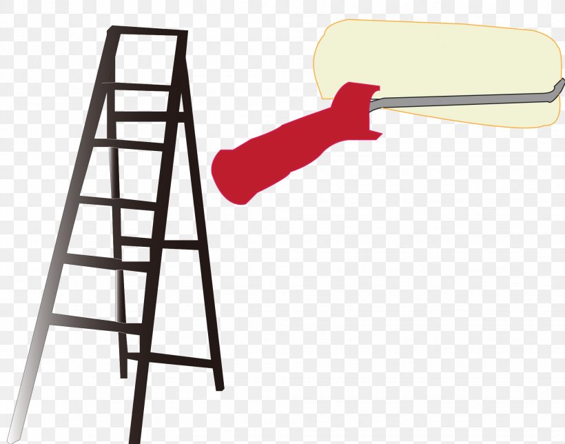 Ladder Paint Brush, PNG, 1958x1538px, Ladder, Brush, Chair, Color, Easel Download Free