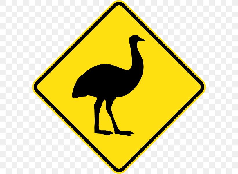 Australia Emu Traffic Sign Kangaroo, PNG, 600x600px, Australia, Area, Artwork, Australian Made Logo, Beak Download Free
