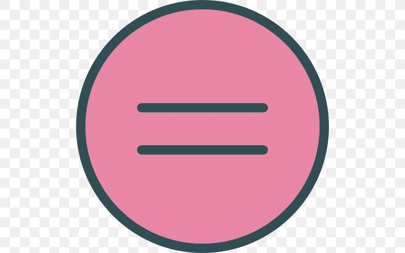 Equal Symbol, PNG, 512x512px, User Interface, Area, Magenta, Pink, Sign Download Free