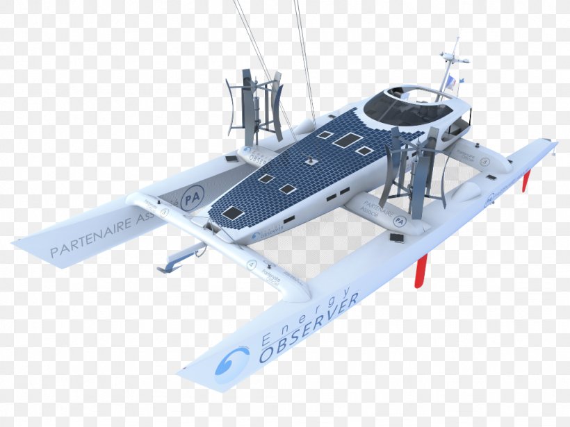 Energy Observer Yacht Daedalus Naval Architecture Machine, PNG, 1024x768px, Yacht, Architecture, Boat, Catamaran, Computer Hardware Download Free