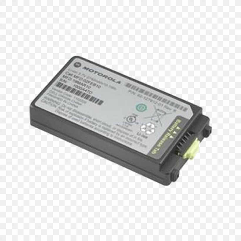 Lithium-ion Battery Electric Battery Motorola Solutions Rechargeable Battery Portable Data Terminal, PNG, 1024x1024px, Lithiumion Battery, Ac Adapter, Ampere Hour, Barcode Scanners, Battery Pack Download Free