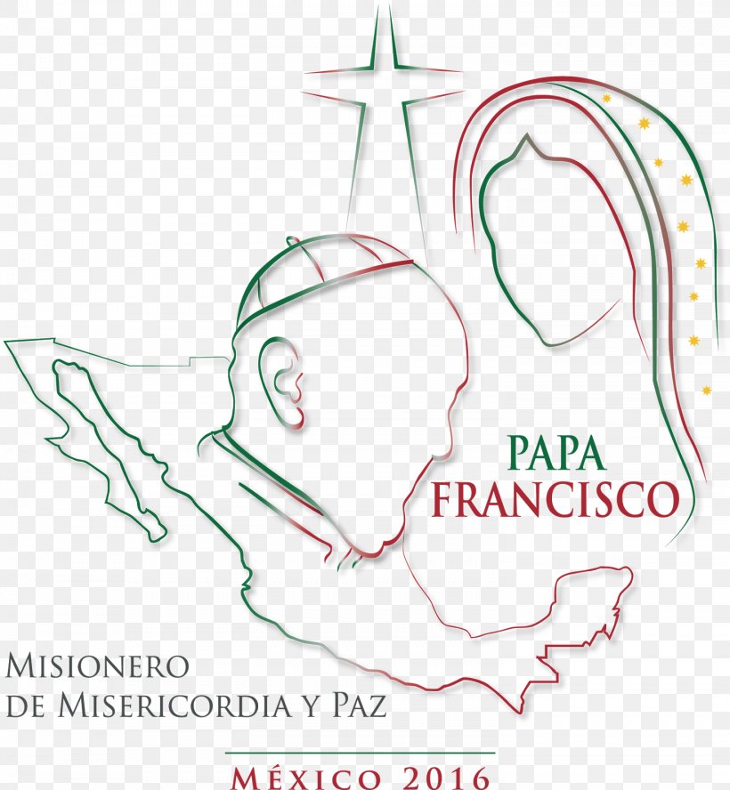 Podróż Apostolska Franciszka Na Kubę I Do Meksyku Mexico City Our Lady Of Guadalupe Pope Visita Del Papa Francisco A Perú, PNG, 1476x1600px, Watercolor, Cartoon, Flower, Frame, Heart Download Free