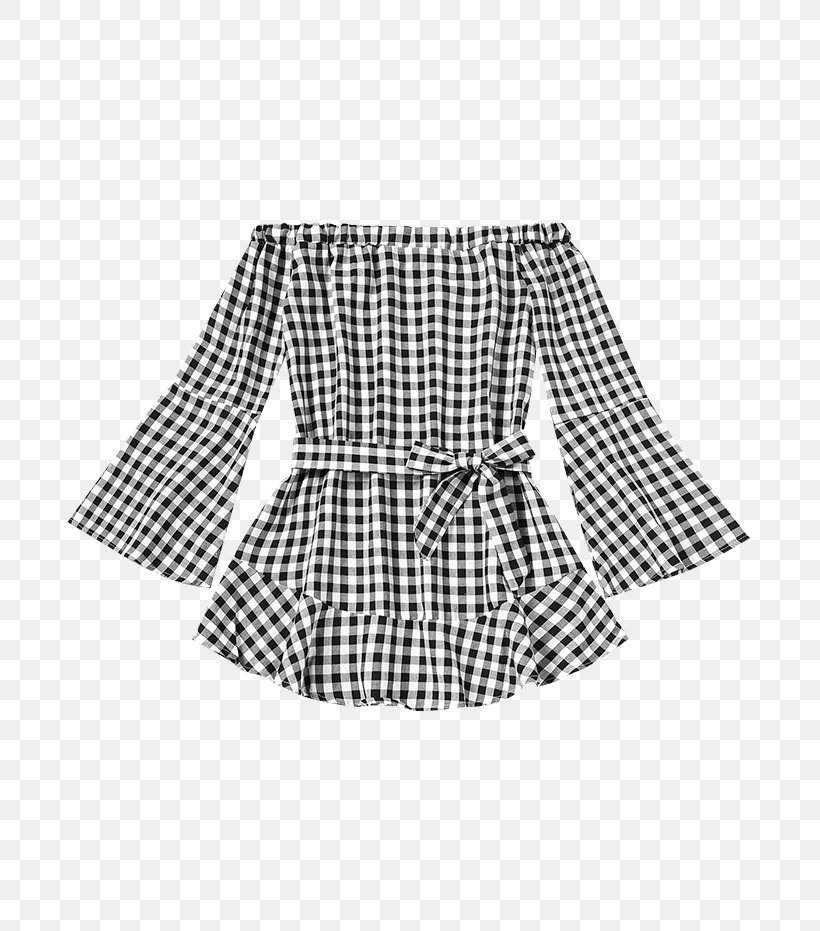 T-shirt Dress Sleeve Clothing Blouse, PNG, 700x931px, Tshirt, Belt, Belted Plaid, Black, Black And White Download Free