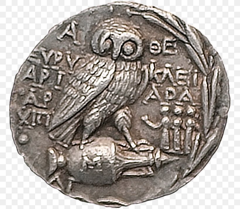 Classical Athens Greece Ancient Greek Coinage Tetradrachm, PNG