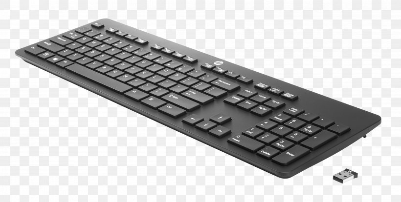 Computer Keyboard Computer Mouse Laptop Hewlett-Packard Wireless Keyboard, PNG, 4691x2369px, Computer Keyboard, Computer, Computer Accessory, Computer Component, Computer Mouse Download Free