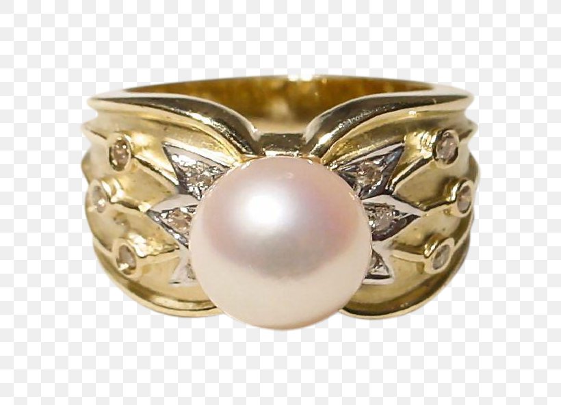 Akoya Pearl Oyster Cultured Pearl Ring Body Jewellery, PNG, 592x592px, Pearl, Akoya Pearl Oyster, Body Jewellery, Body Jewelry, Cultured Pearl Download Free
