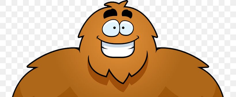 Bigfoot Cartoon Clip Art, PNG, 755x338px, Bigfoot, Cartoon, Character, Coloring Book, Facial Expression Download Free