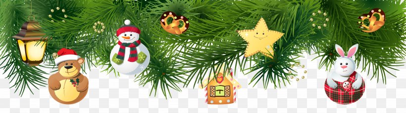 Christmas Tree Clip Art, PNG, 6154x1730px, Christmas, Christmas Decoration, Christmas Lights, Christmas Ornament, Christmas Tree Download Free