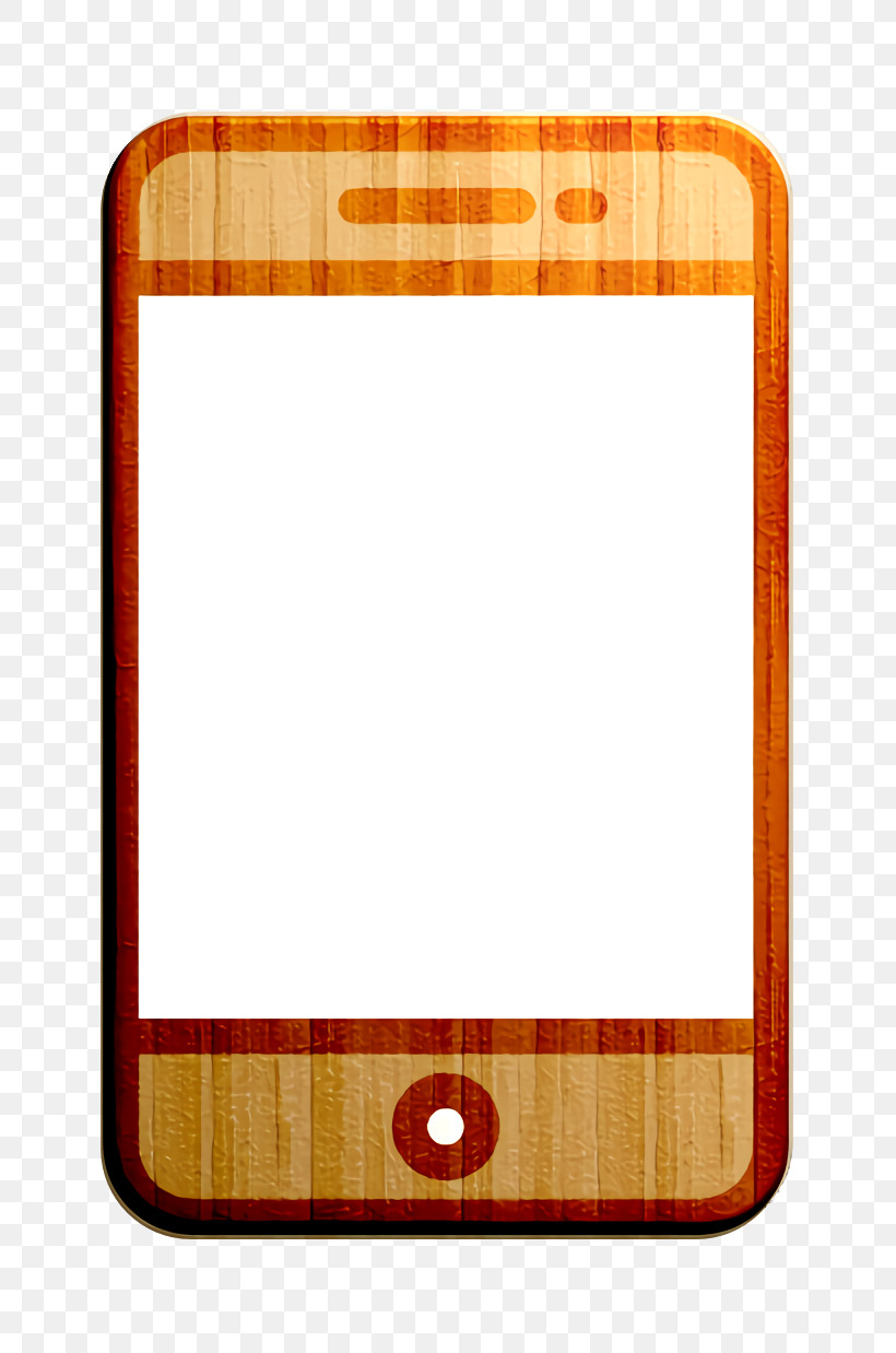 Electronics Icon UI Icon Smartphone Icon, PNG, 760x1238px, Electronics Icon, Line, Mobile Phone Case, Orange, Rectangle Download Free