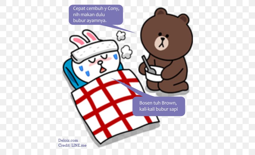 Line Friends Sticker Clip Art Bear, PNG, 500x500px, Line Friends, Area, Bear, Decal, Emoticon Download Free