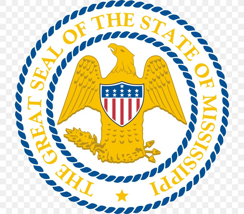 Seal Of Mississippi Great Seal Of The United States U.S. State, PNG, 720x720px, Mississippi, Area, Brand, Coat Of Arms, Crest Download Free