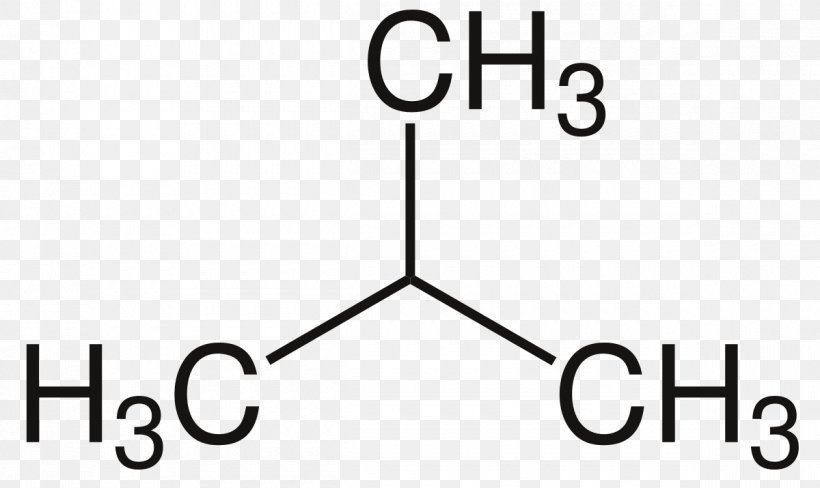 Isobutane Structural Formula Propane Chemical Formula, PNG, 1200x715px, Isobutane, Area, Black And White, Brand, Butane Download Free