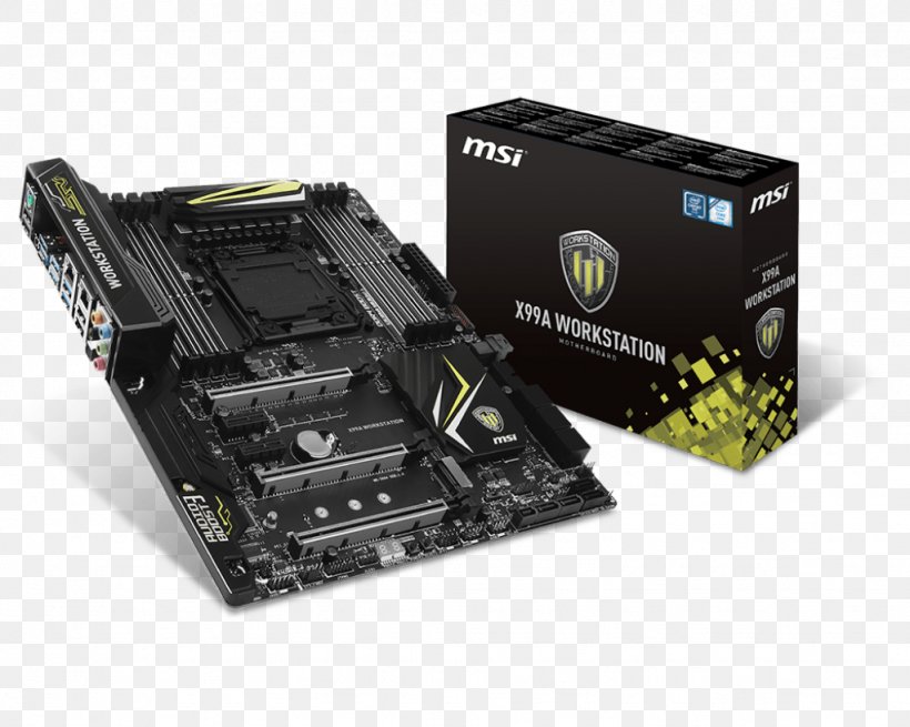 LGA 2011 Motherboard MSI X99A WORKSTATION MSI X99A WORKSTATION, PNG, 1024x819px, Lga 2011, Atx, Computer Accessory, Computer Component, Computer Cooling Download Free