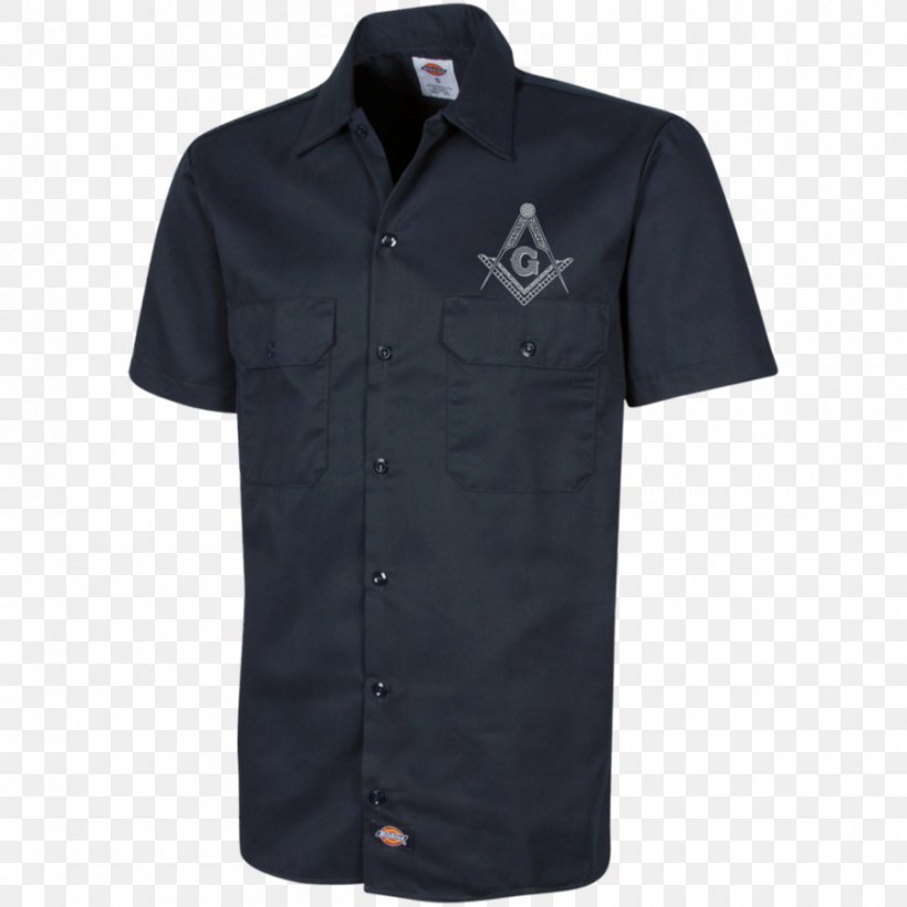 Long-sleeved T-shirt Dress Shirt, PNG, 900x900px, Tshirt, Active Shirt, Black, Button, Champion Download Free