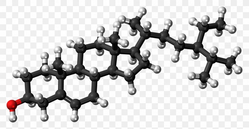 Cholesterol Lipid Molecule Food Chemical Substance, PNG, 2000x1038px, Cholesterol, Alcohol, Ballandstick Model, Black And White, Body Jewelry Download Free