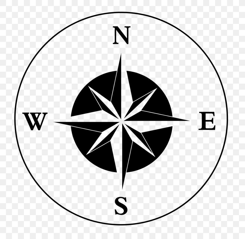Compass William Fleming High School North, PNG, 800x800px, Compass, Area, Art, Black And White, Compass Rose Download Free