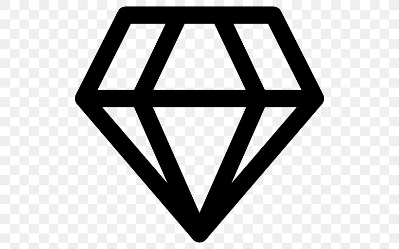 Gemstone Diamond, PNG, 512x512px, Gemstone, Area, Black, Black And White, Brand Download Free