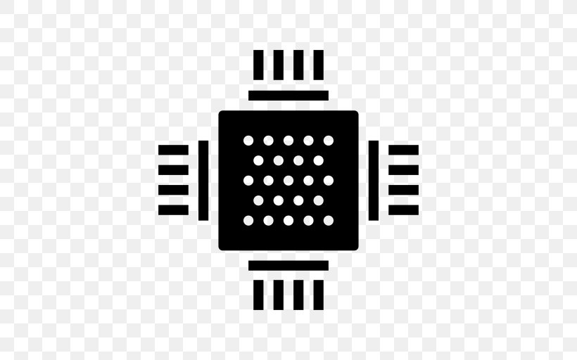 Integrated Circuits & Chips Electronic Circuit Electronics Microprocessor, PNG, 512x512px, Integrated Circuits Chips, Black, Black And White, Brand, Central Processing Unit Download Free