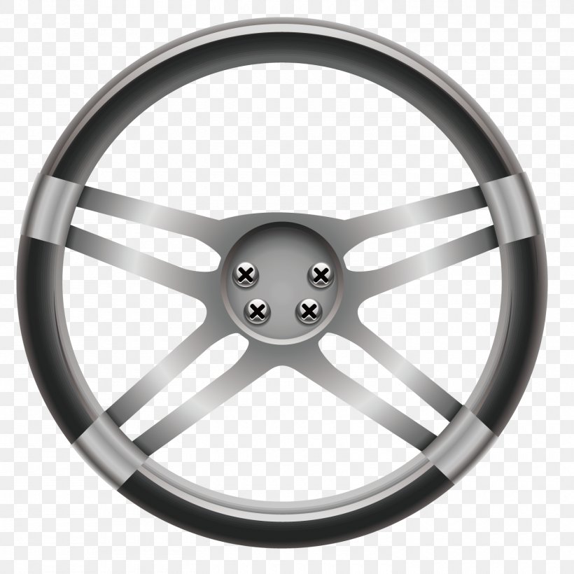 Car Alloy Wheel, PNG, 1500x1500px, Car, Alloy Wheel, Auto Part, Black And White, Gratis Download Free